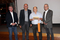 v.l.n.r.: Klaus Schork, Matthias Zipfel, Bernhard Keller, Rudi Thurn (© Foto Ortsverband Freiburg)